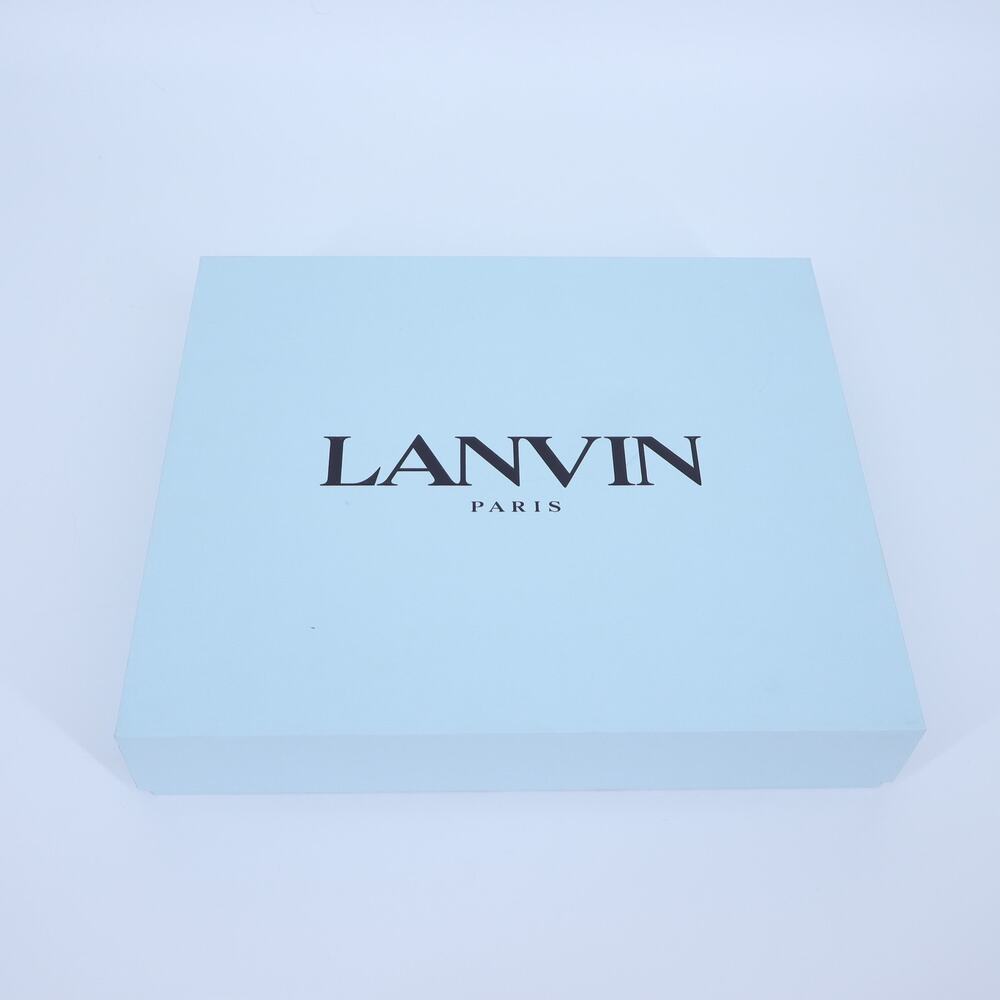 LANVIN Light Blue and Black Gift Box 11x9.5x2